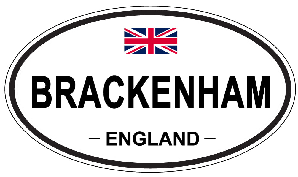 BRACKENHAM, England - Oval Magnet