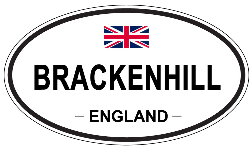 BRACKENHILL, England - Oval Magnet