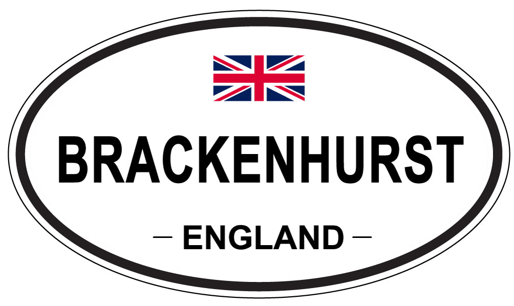 BRACKENHURST, England - Oval Magnet