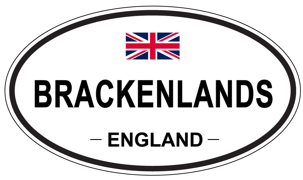 BRACKENLANDS, England - Oval Magnet