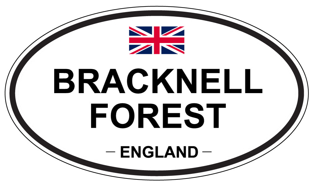BRACKNELL FOREST, ENGLAND - Oval Sticker