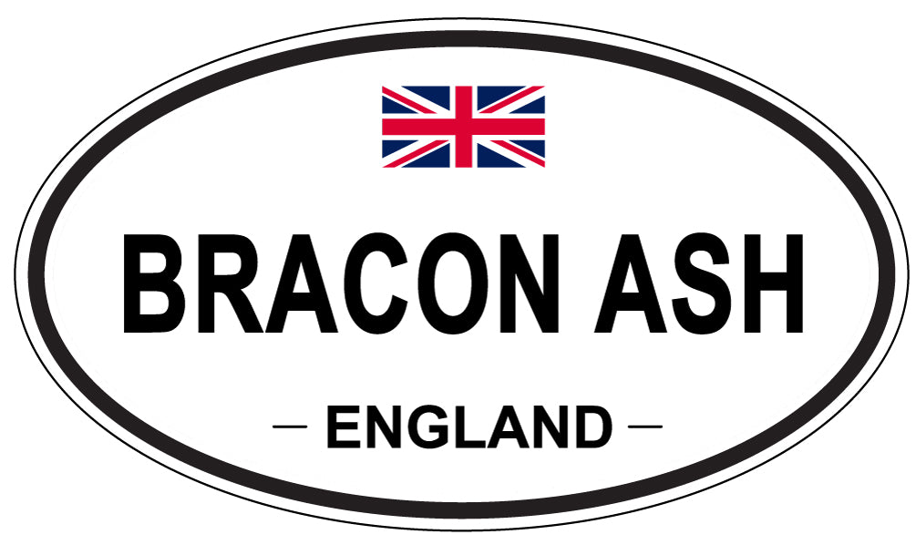 BRACON ASH, England - Oval Magnet
