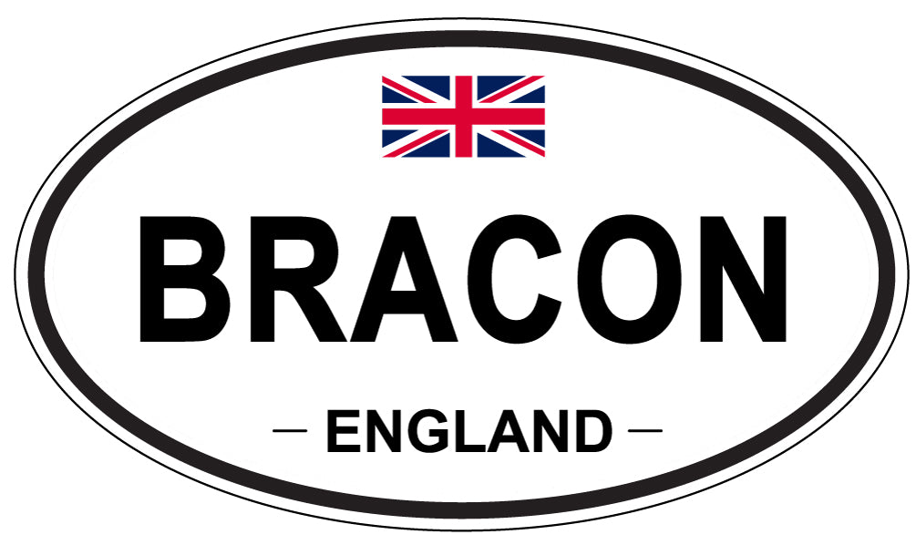 BRACON, ENGLAND - Oval Sticker