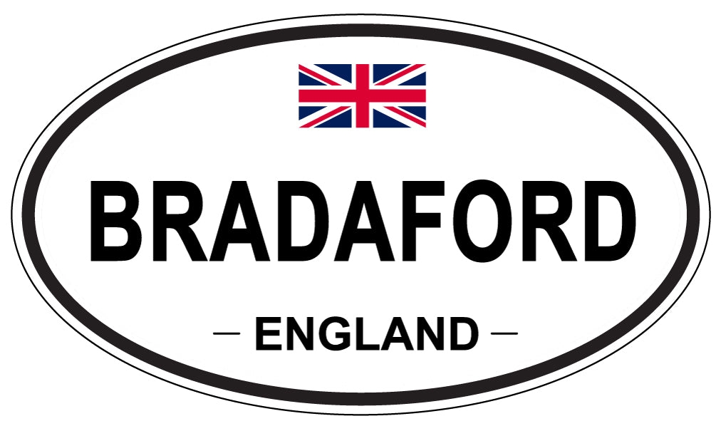 BRADAFORD, England - Oval Magnet