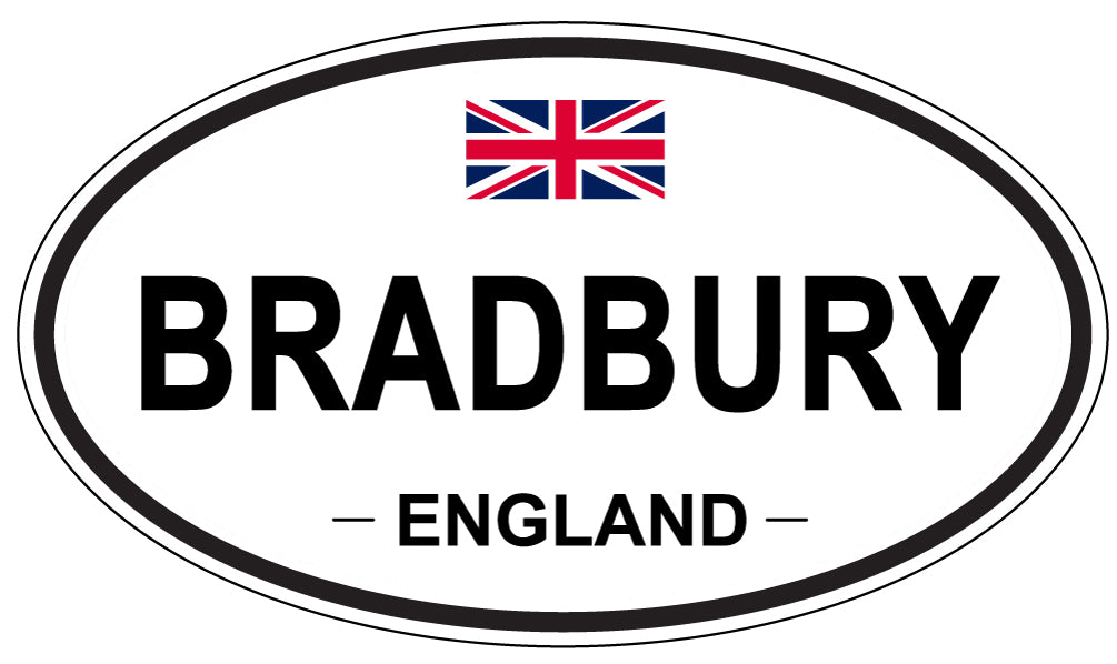 BRADBURY, England - Oval Magnet