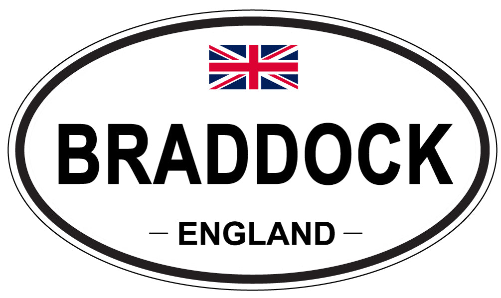 BRADDOCK, England - Oval Magnet