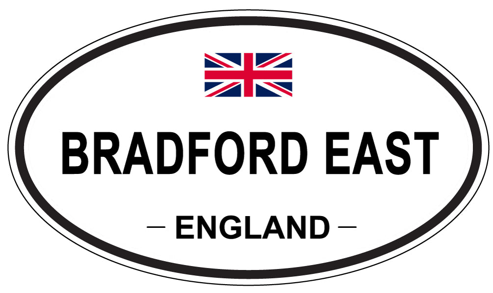 BRADFORD EAST, England - Oval Magnet