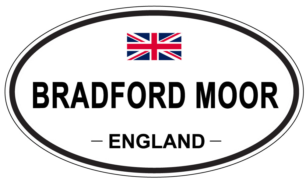 BRADFORD MOOR, England - Oval Magnet