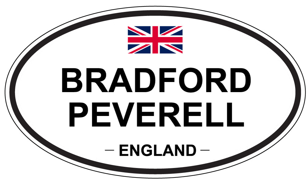 BRADFORD PEVERELL, ENGLAND - Oval Sticker