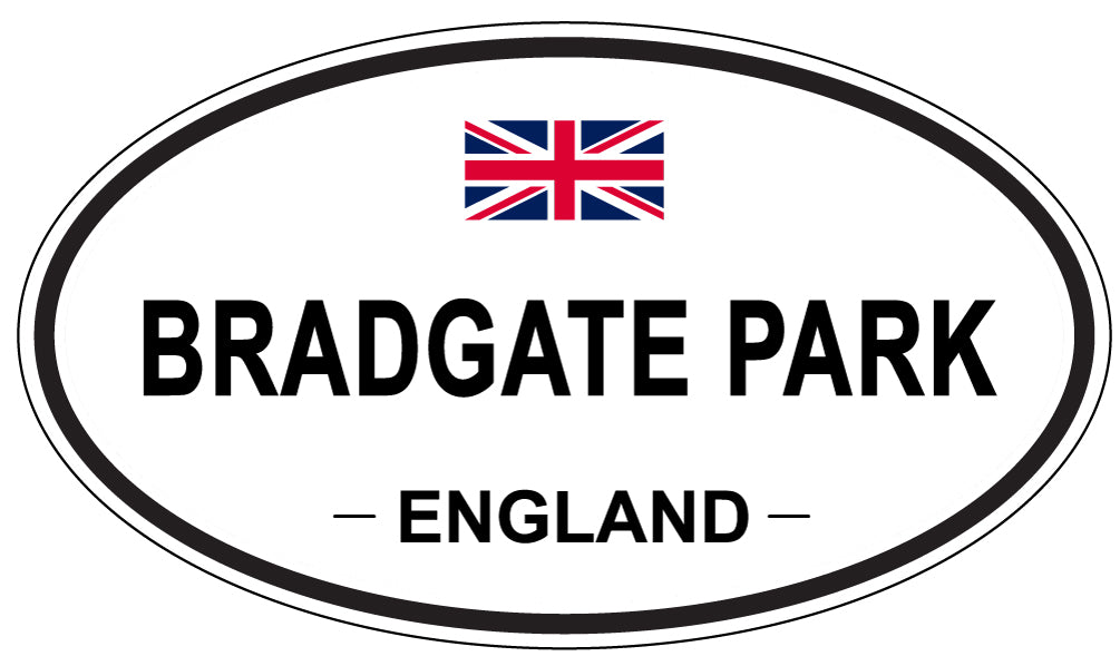 BRADGATE PARK, ENGLAND - Oval Sticker