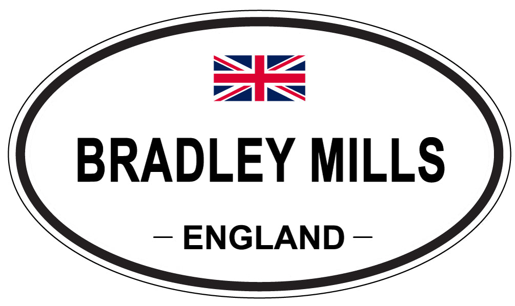 BRADLEY MILLS, England - Oval Magnet