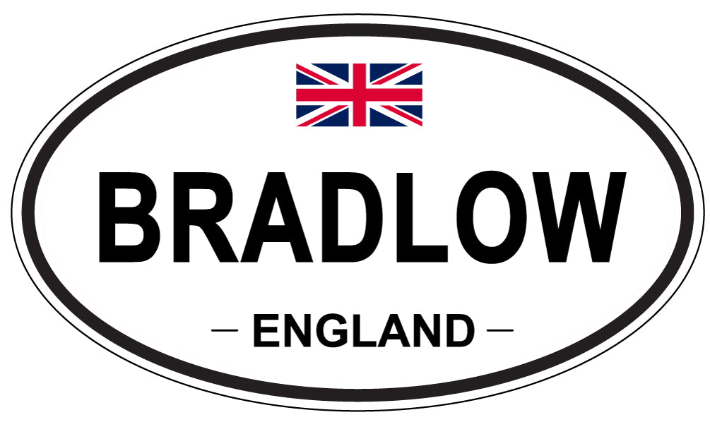 BRADLOW, England - Oval Magnet