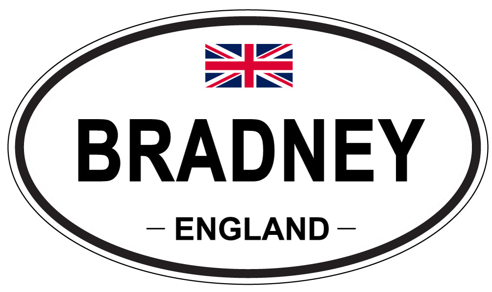BRADNEY, England - Oval Magnet