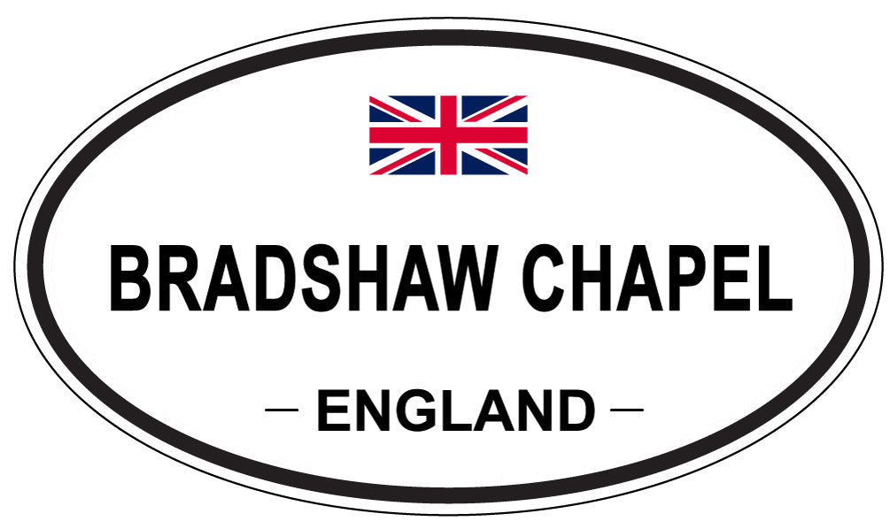 BRADSHAW CHAPEL, England - Oval Magnet