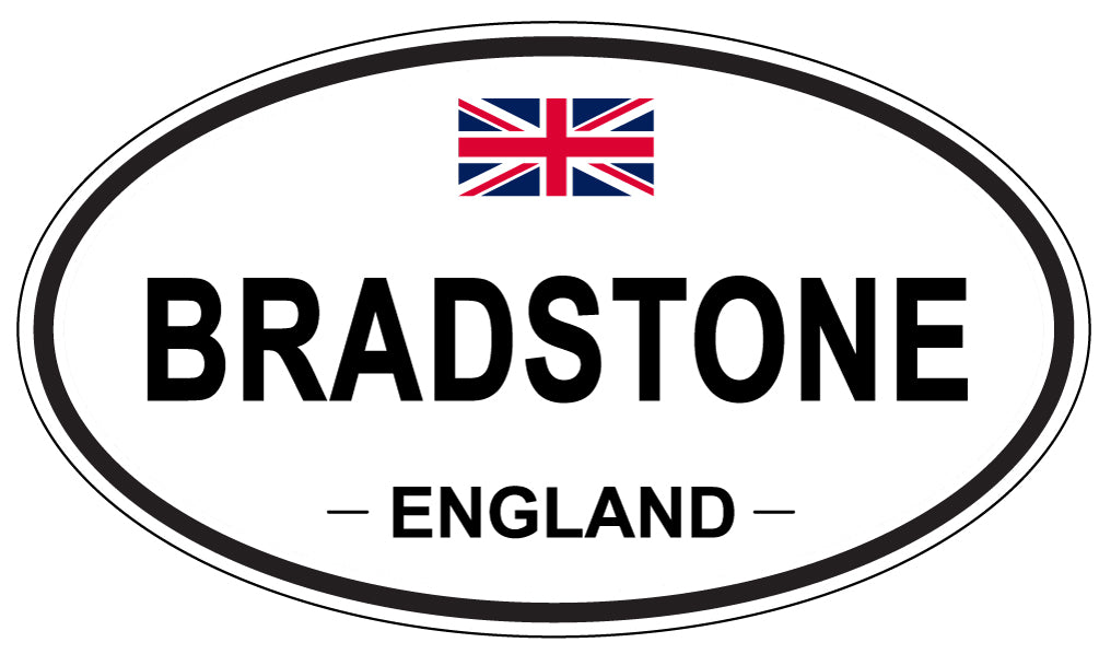 BRADSTONE, England - Oval Magnet