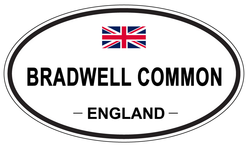 BRADWELL COMMON, England - Oval Magnet