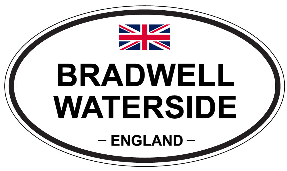 BRADWELL WATERSIDE, England - Oval Magnet