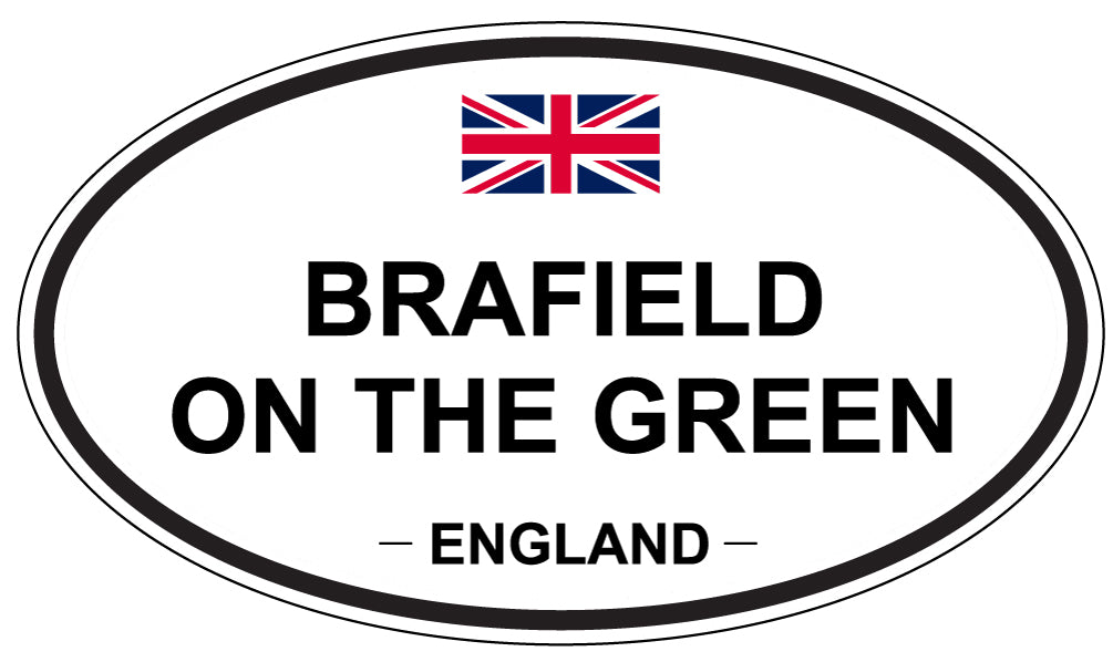 BRAFIELD ON THE GREEN, England - Oval Magnet