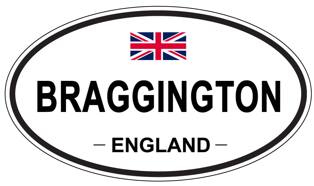 BRAGGINGTON, England - Oval Magnet