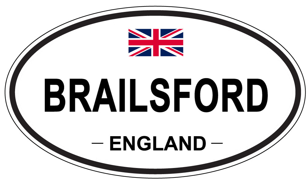 BRAILSFORD, England - Oval Magnet