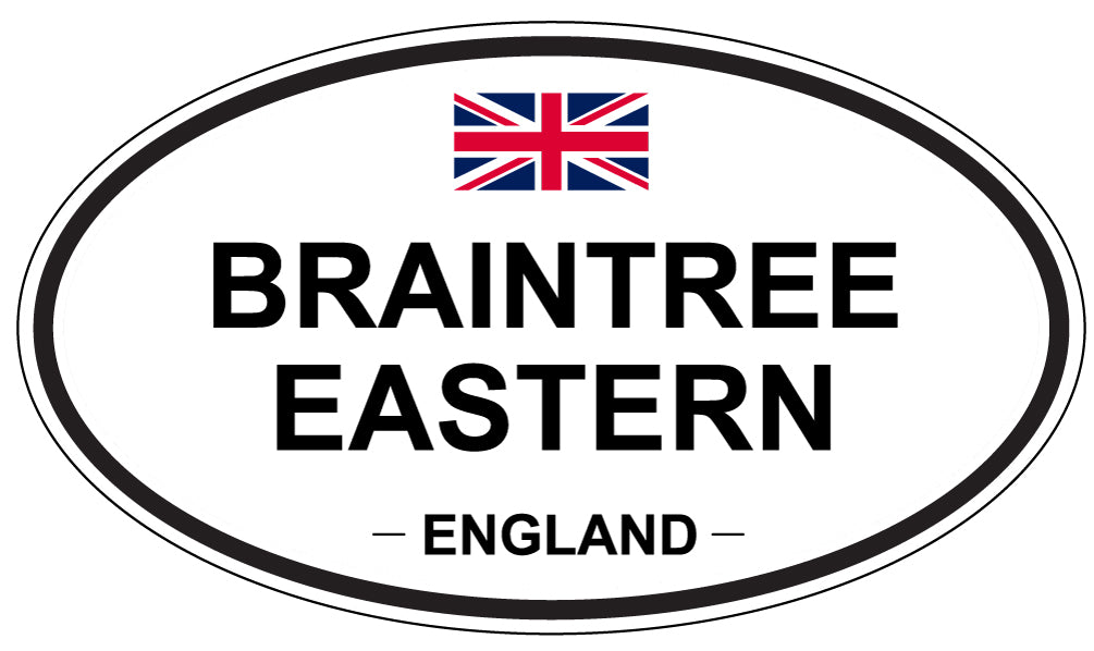 BRAINTREE EASTERN, England - Oval Magnet