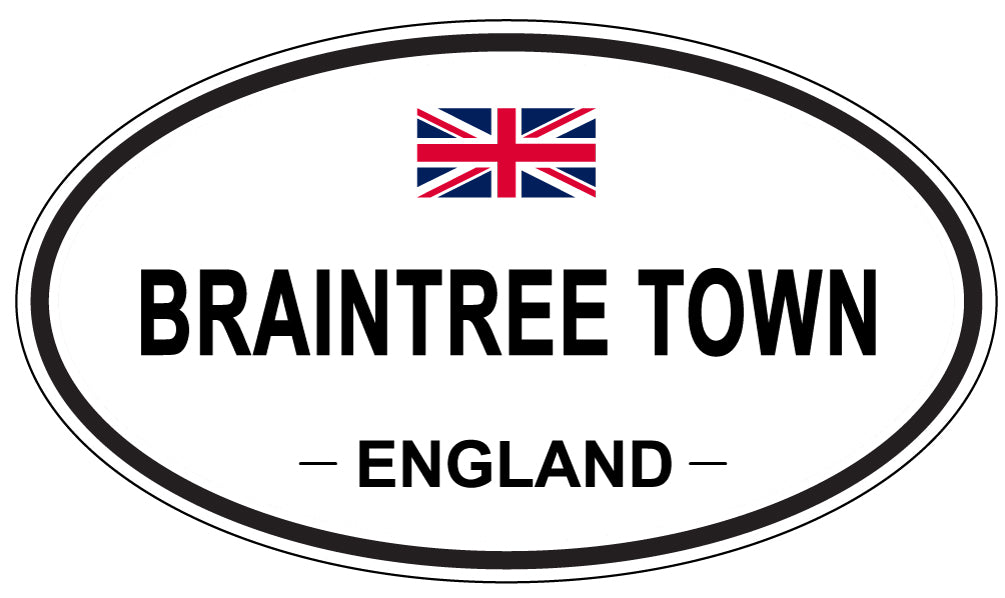 BRAINTREE TOWN, ENGLAND - Oval Sticker