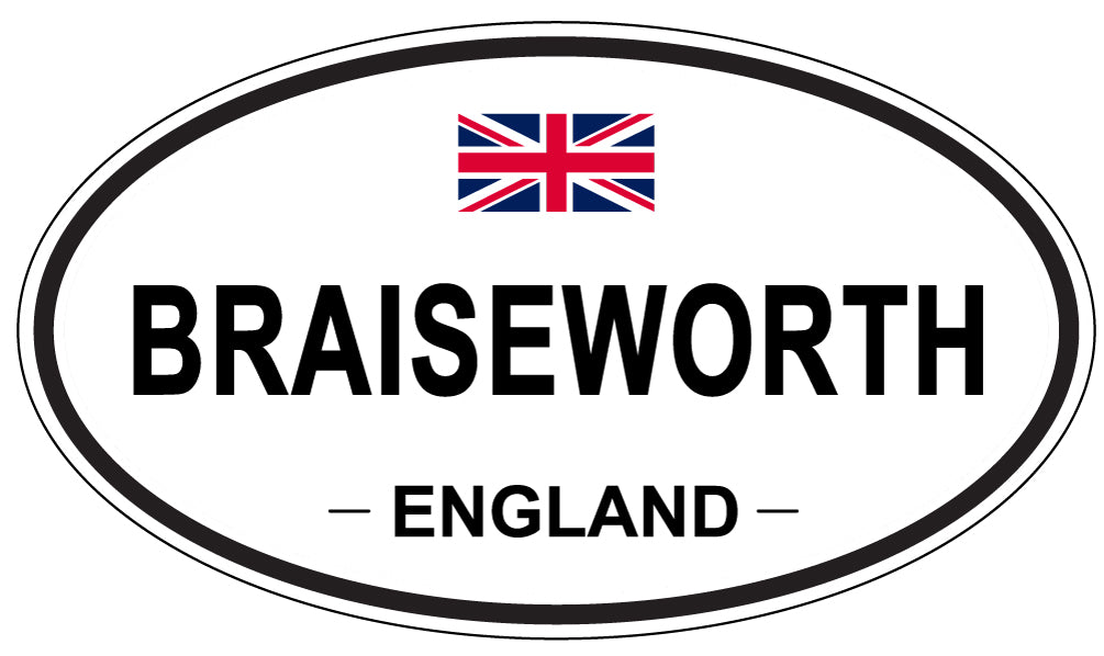 BRAISEWORTH, England - Oval Magnet