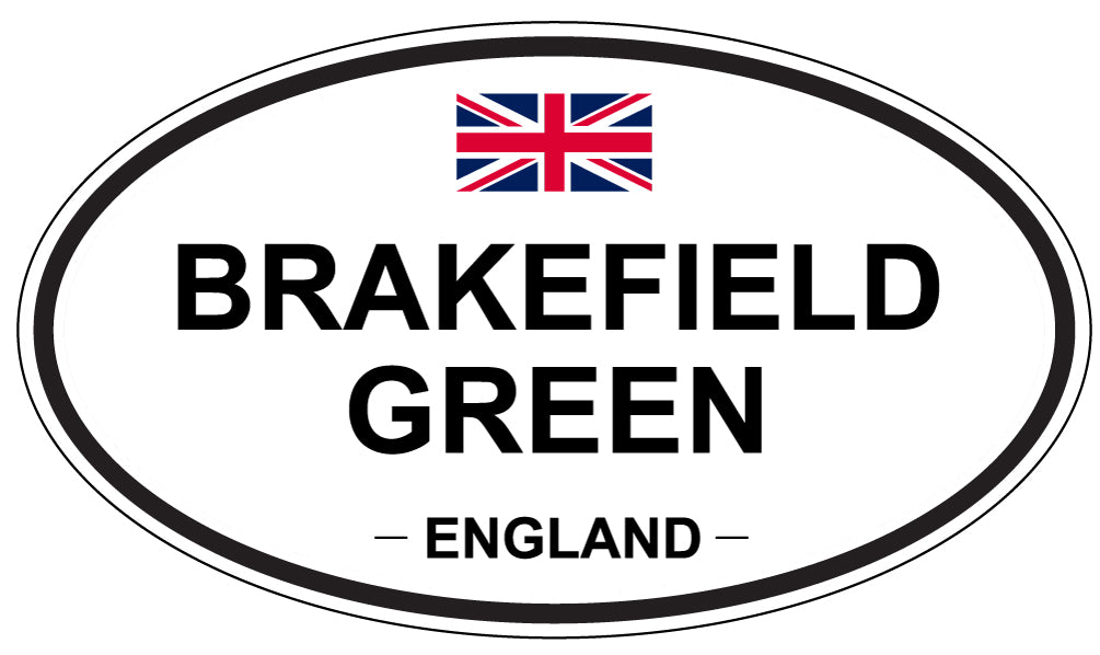 BRAKEFIELD GREEN, England - Oval Magnet
