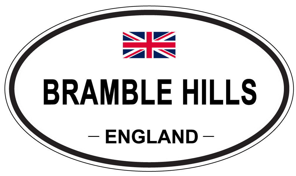 BRAMBLE HILLS, England - Oval Magnet