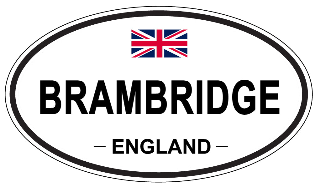 BRAMBRIDGE, England - Oval Magnet