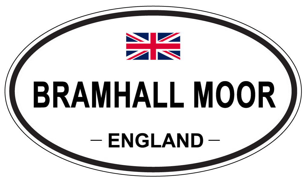 BRAMHALL MOOR, England - Oval Magnet
