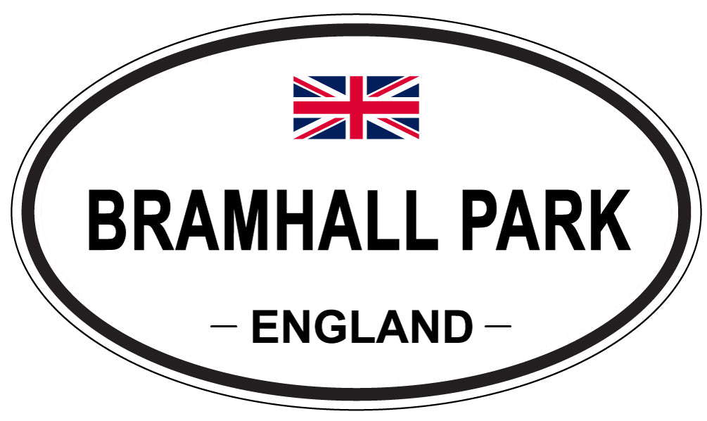 BRAMHALL PARK, England - Oval Magnet