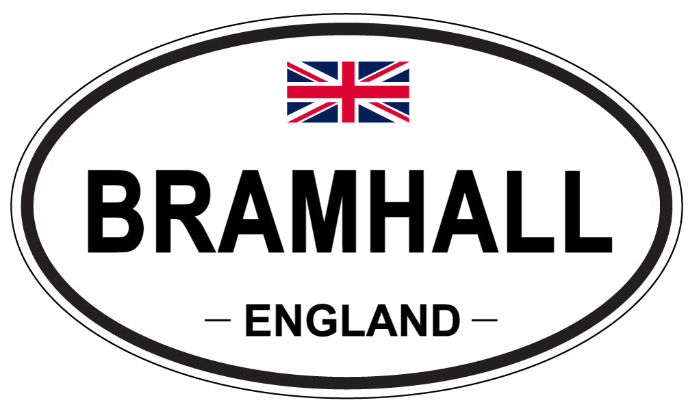 BRAMHALL, England - Oval Magnet