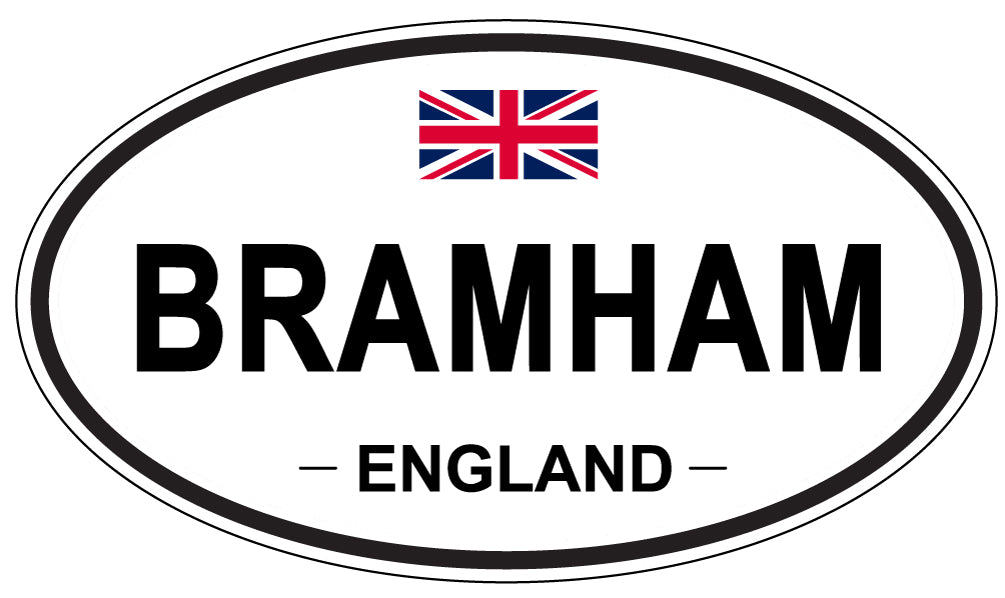 BRAMHAM, England - Oval Magnet