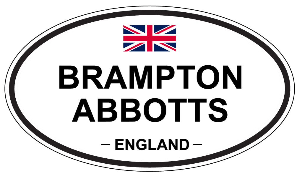 BRAMPTON ABBOTTS, England - Oval Magnet