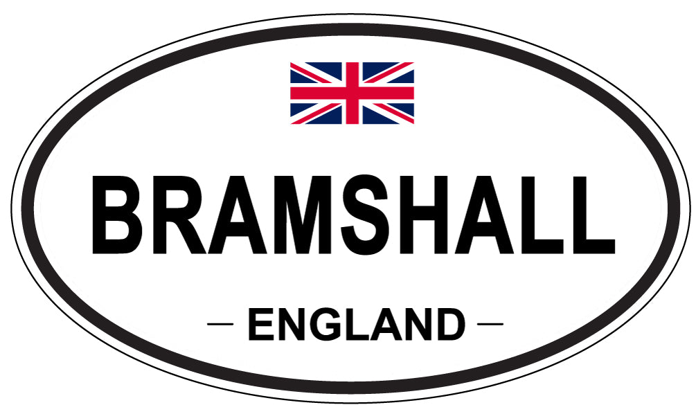 BRAMSHALL, England - Oval Magnet