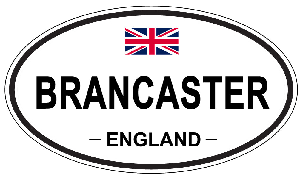BRANCASTER, ENGLAND - Oval Sticker