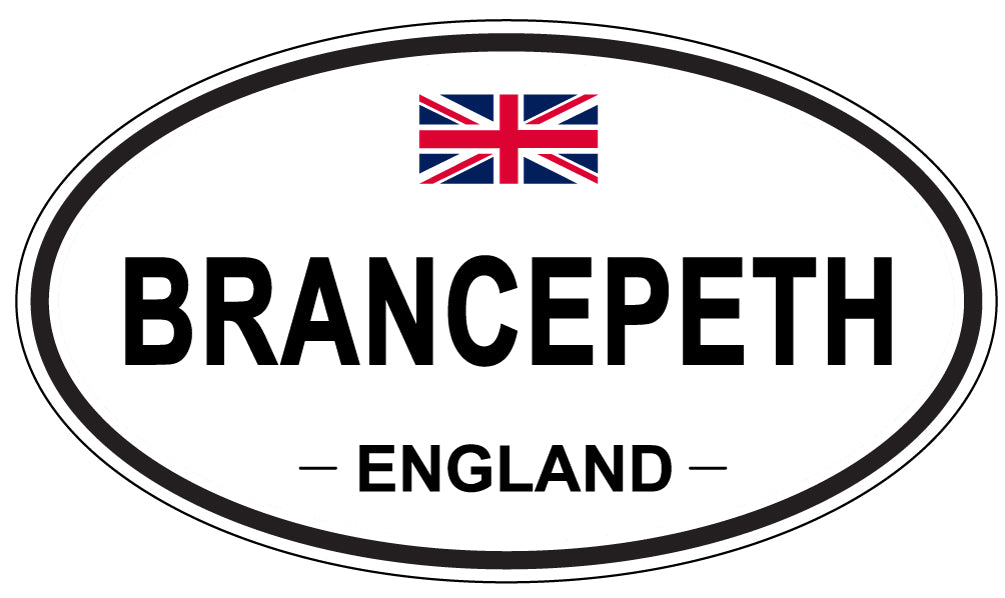 BRANCEPETH, England - Oval Magnet