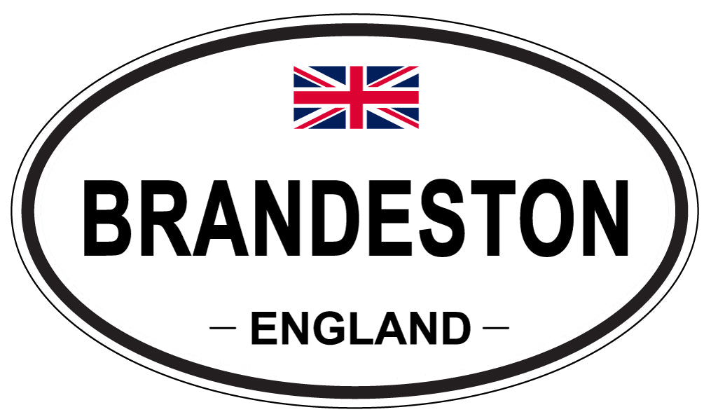 BRANDESTON, England - Oval Magnet