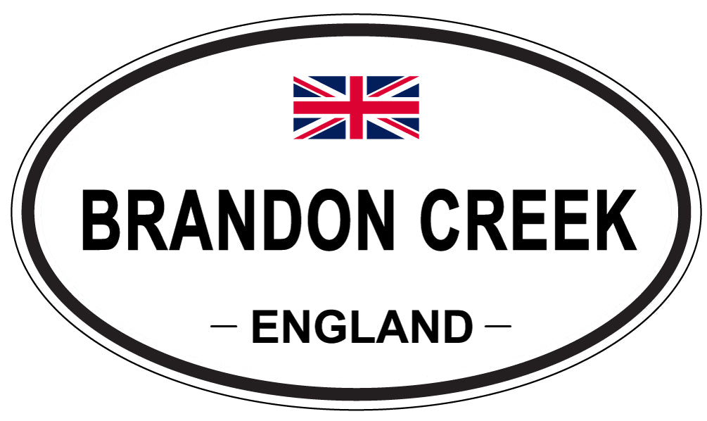BRANDON CREEK, England - Oval Magnet