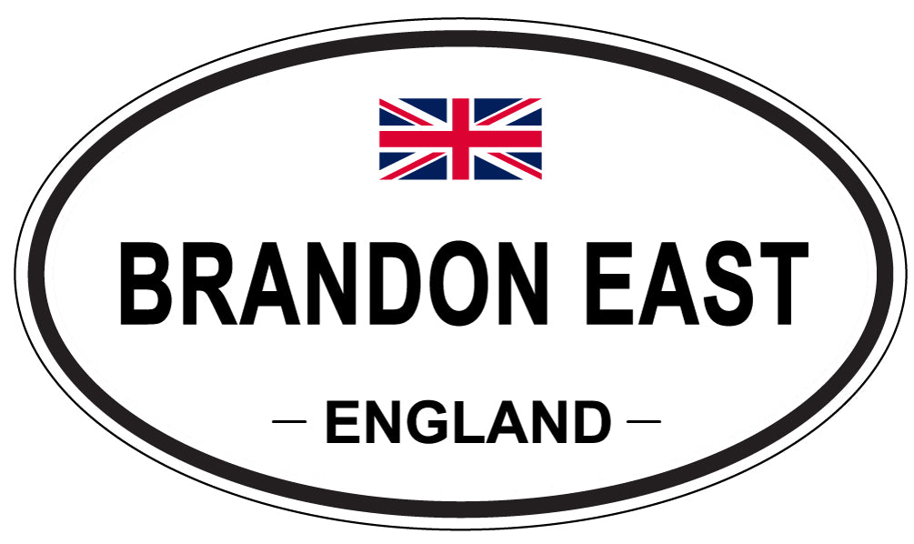 BRANDON EAST, ENGLAND - Oval Sticker