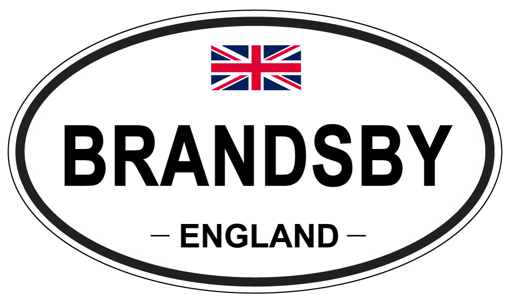 BRANDSBY, England - Oval Magnet