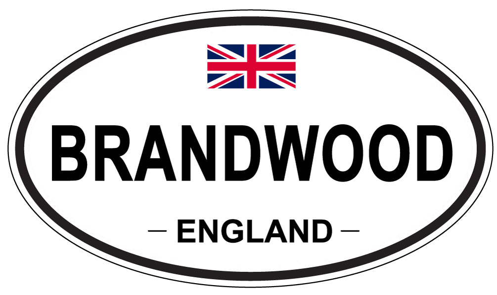 BRANDWOOD, England - Oval Magnet