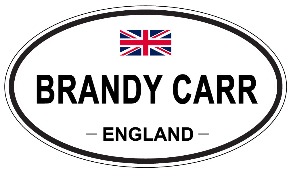 BRANDY CARR, England - Oval Magnet