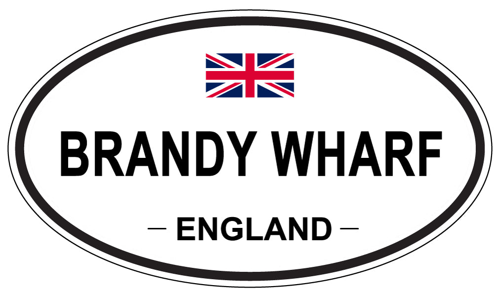 BRANDY WHARF, England - Oval Magnet