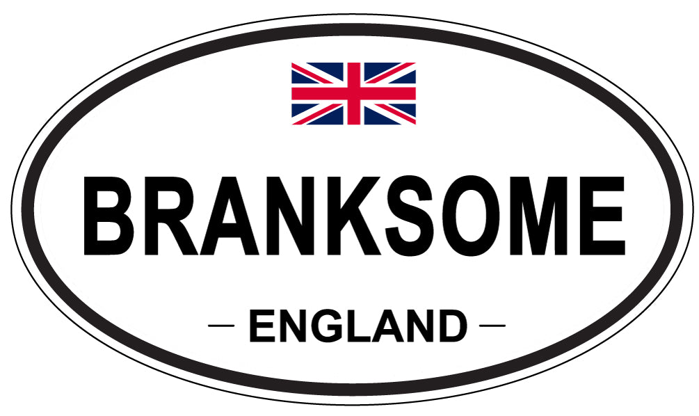 BRANKSOME, England - Oval Magnet