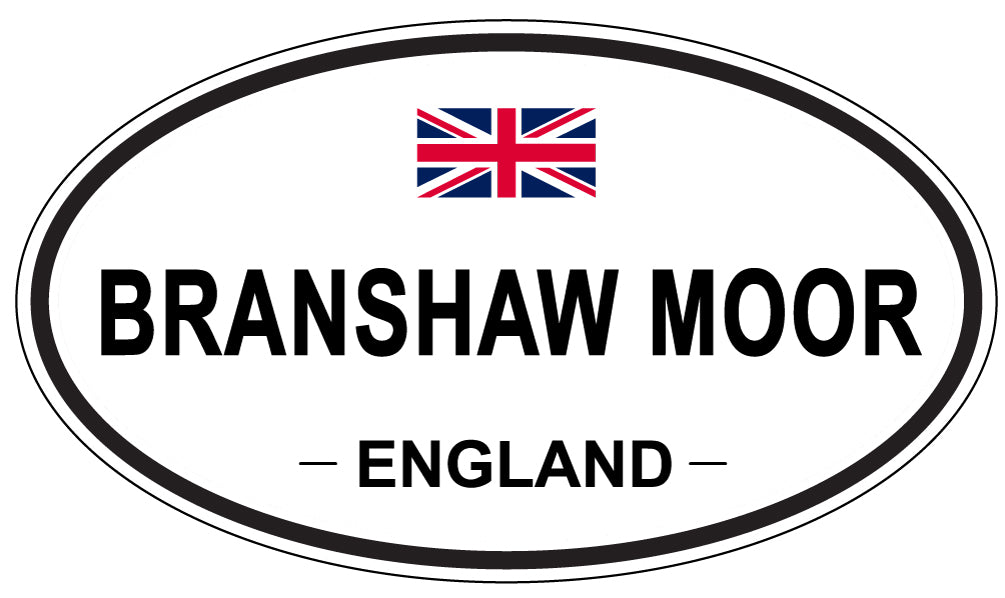 BRANSHAW MOOR, England - Oval Magnet