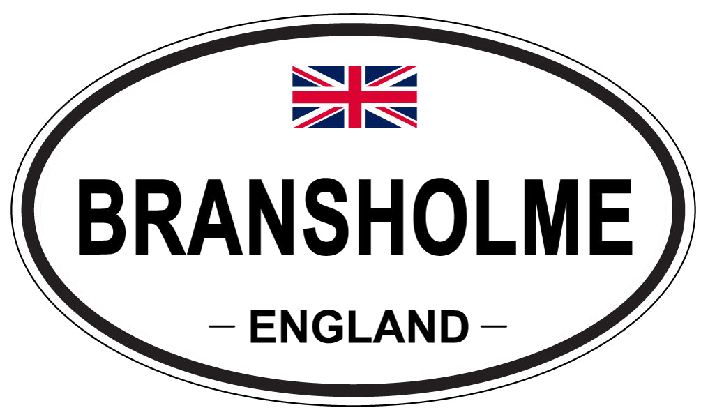 BRANSHOLME, England - Oval Magnet