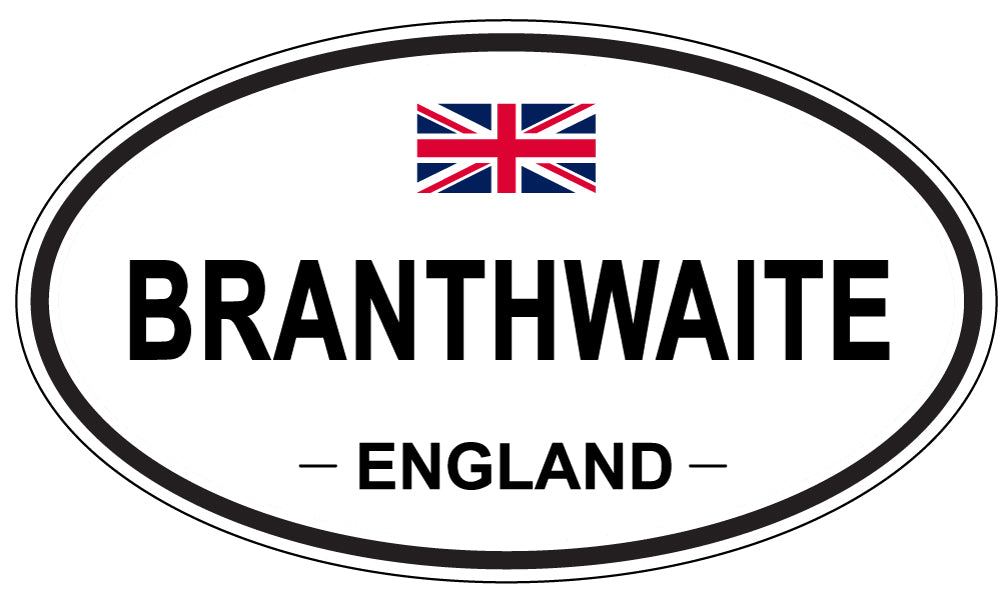 BRANTHWAITE, England - Oval Magnet