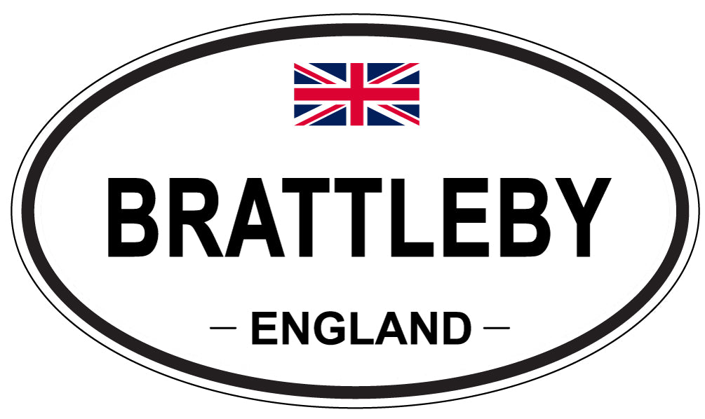 BRATTLEBY, England - Oval Magnet
